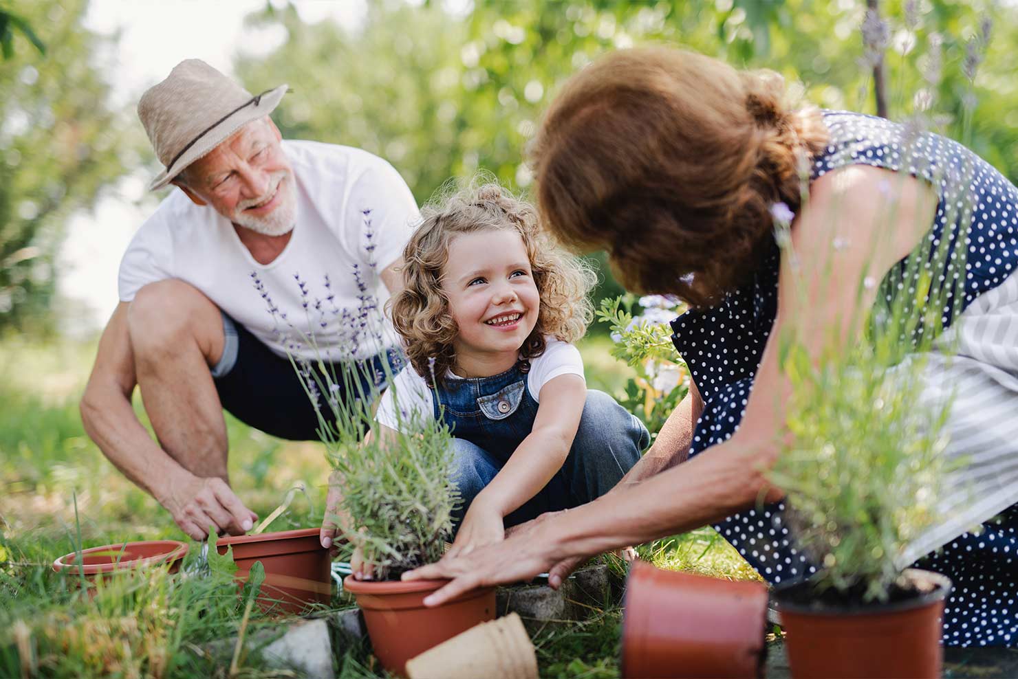 grandparents gardening with their granddaughter benefits for beneficiaries fort worth tx