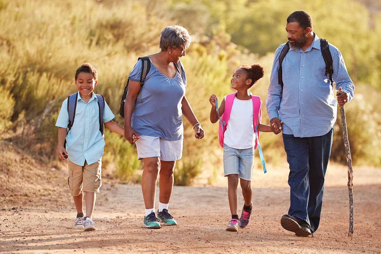 grandparents hiking with their grandkids life insurance options fort worth tx